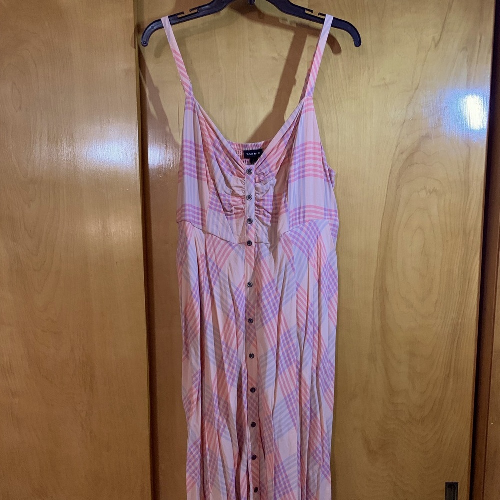 Torrid plaid summer dress